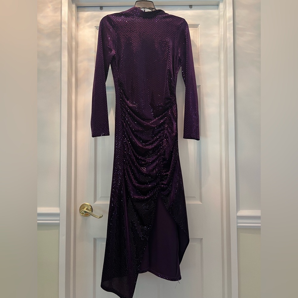 Zara purple long sleeve dress